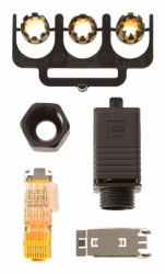 Axis 5700-371 ενωτικό καλωδίων RJ-45 Μαύρος [Μαύρο] 