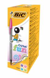 BIC Cristal Fun Ροζ Ballpoint στυλό διαρκείας 20 τεμάχια 