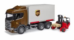 BRUDER SCANIA Super 560R UPS Logistics Truck 