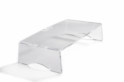 BakkerElkhuizen Q-riser 90 76,2 cm [30"] Γραφείο Διαφανής 