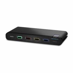 Belkin F1DN104KVM-UN-4 εναλλαγέας [switches] KVM Μαύρος [Μαύρο] 