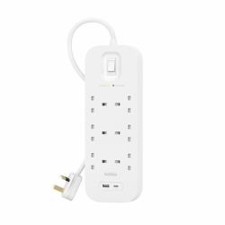 Belkin Connect Λευκός [Άσπρος] 6 Έξοδος [οι] εναλλασσόμενου ρεύματος 2 m 