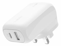 Belkin WCB009MYWH φορτιστής κινητών συσκευών Παγκόσμιος Λευκός [Άσπρος] AC Γρήγορη φόρτιση Εσωτερικός [Εσωτερικού χώρου] 