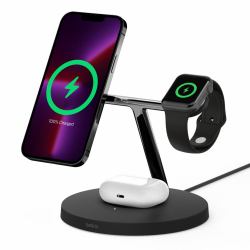 Belkin WIZ017vfBK Ακουστικά, Smartphone, Smartwatch Μαύρος [Μαύρο] AC Ασύρματη φόρτιση Γρήγορη φόρτιση Εσωτερικός [Εσωτερικού χώρου] 