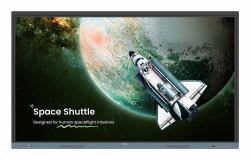 BenQ RE7504 Διαδραστική επίπεδη οθόνη 190,5 cm [75"] 450 cd/m² 4K Ultra HD Μαύρος [Μαύρο], Γκρι Οθόνη αφής Ενσωματωμένος επεξεργαστής Android 