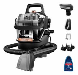 Bissell SpotClean Hydrosteam Pro Κυλινδρικός καθαριστής ατμού 1,9 L 1000 W Μαύρος [Μαύρο], Χαλκός, Διαφανής 