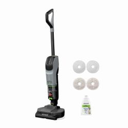 Bissell SpinWave + Vac Pet Pro Ηλεκτρική σκούπα χειρός Μπαταρία Στεγνός και υγρός Κυκλωνική Σακούλα για τα σκουπίδια 0,4 L Μαύρος [Μαύρο], Γκρι 