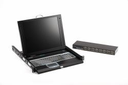 Black Box ServTray ράφι 43,2 cm [17"] 1280 x 1024 εικονοστοιχεία Μαύρος [Μαύρο] 1U 