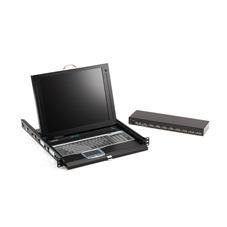 Black Box KVT417A-8UV-R2 ράφι 43,2 cm [17"] 1280 x 1024 εικονοστοιχεία Μαύρος [Μαύρο] 1U 