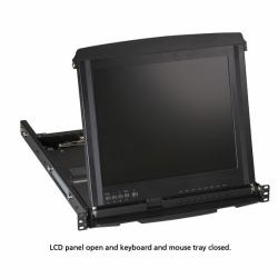 Black Box ServView V ράφι 43,2 cm [17"] 1280 x 1024 εικονοστοιχεία Μαύρος [Μαύρο] 1U 