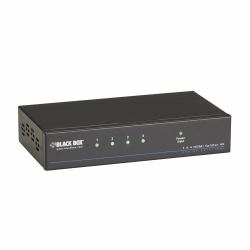 Black Box VSP-HDMI1X4-4K διαχωριστής καλωδίου ή συμπλέκτης Διαχωριστής καλωδίων Μαύρος [Μαύρο] 