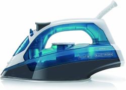 Black &amp; Decker Black & Decker BXIR2200E σίδερο Ατμοσίδερο Πλάκα από ανοξείδωτο ατσάλι 2200 W Μαύρος [Μαύρο], Μπλε, Λευκός [Άσπρος] 