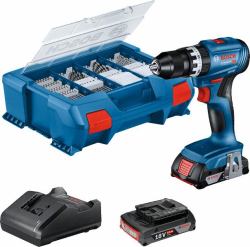 Bosch GSB 18V-45 1900 RPM Μαύρος [Μαύρο], Μπλε 