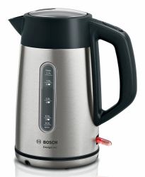 Bosch TWK4P440 ηλεκτρικός βραστήρας 1,7 L 2400 W Μαύρος [Μαύρο], Ανοξείδωτο ατσάλι 