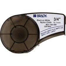 Brady 110895 Μαύρος [Μαύρο], Λευκός [Άσπρος] Αυτοκόλλητη ετικέτα εκτυπωτή 
