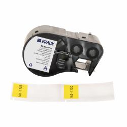 Brady M4-51-427-YL ετικέτα εκτύπωσης Μαύρος [Μαύρο], Κίτρινο Αυτοκόλλητη ετικέτα εκτυπωτή 