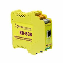 Brainboxes ED-538 ηλεκτρονόμος Κίτρινο 