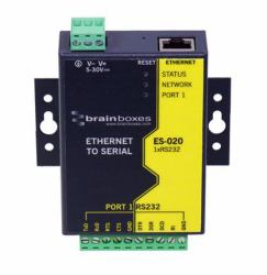 Brainboxes ES-020 σειριακός εξυπηρετητής RS-232 