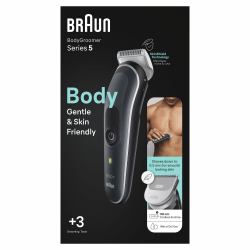 Braun BodyGroomer BG5340 Μαύρος [Μαύρο], Άργυρος 