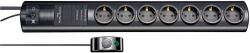 Brennenstuhl Surge protector 7 AC - outlet[s] 230 V Black 2 m 7 x - type F, 2 m, 55 cm, 16 A, H05VV-F 3G1,5 - Warranty: 12M