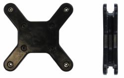 Brodit Vibration dampeners, Shore A - 60 Hardness. For - installations weighing up to 2000g. With AMPS, Vesa 75 holes. - Warranty: 12M