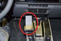 Brodit 855568 θήκη Βάση συσκευών Mobile phone/Smartphone Μαύρος [Μαύρο] 
