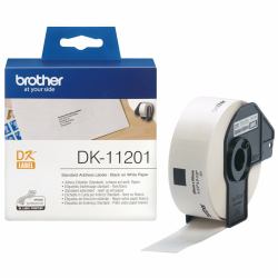 Brother DK-11201 ταινία κατασκευής ετικετών Μαύρο σε λευκό[άσπρο] 