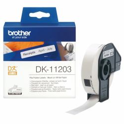 Brother DK-11203 ταινία κατασκευής ετικετών Μαύρο σε λευκό[άσπρο] 