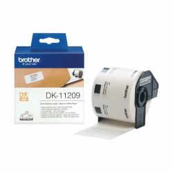Brother DK-11209 ταινία κατασκευής ετικετών Μαύρο σε λευκό[άσπρο] 