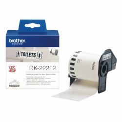 Brother DK-22212 ταινία κατασκευής ετικετών Μαύρο σε λευκό[άσπρο] 