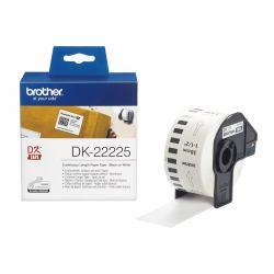 Brother DK-22225 ταινία κατασκευής ετικετών Μαύρο σε λευκό[άσπρο] 
