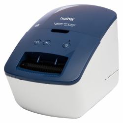 Brother QL-600B εκτυπωτής ετικετών Άμεση θέρμανση 300 x 600 DPI 71 mm/sec Καλωδιωμένος [Ενσύρματος] DK 