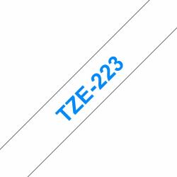 Brother TZE-223 ταινία κατασκευής ετικετών Μπλε σε λευκό [άσπρο] 