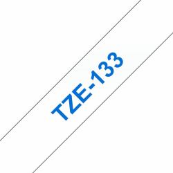 Brother TZE-133 ταινία κατασκευής ετικετών Μπλε σε διάφανο 