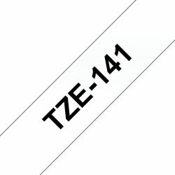 Brother TZE-141 ταινία κατασκευής ετικετών Μαύρο σε διάφανο 