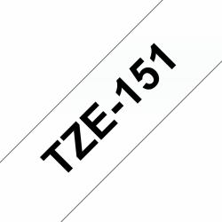 Brother TZE-151 ταινία κατασκευής ετικετών Μαύρο σε διάφανο 