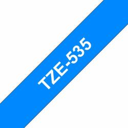 Brother TZE-535 ταινία κατασκευής ετικετών Λευκό σε μπλε 