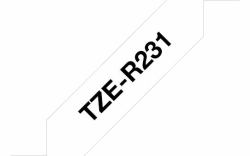 Brother TZE-R231 ταινία κατασκευής ετικετών Μαύρο σε λευκό[άσπρο] 