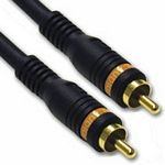 C2G 1m Velocity Digital Audio Coax Cable ομοαξονικό καλώδιο RCA Μαύρος [Μαύρο] 