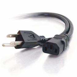 C2G DELL 1.8m, NEMA 5-15 - C13 IEC Black NEMA 5-15P C13 coupler