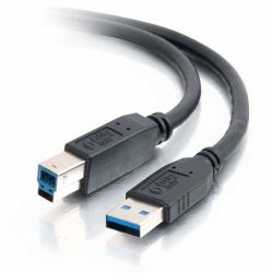 C2G 1m USB 3.0 καλώδιο USB USB A USB B 4,8 Gbit/s Μαύρος [Μαύρο] 
