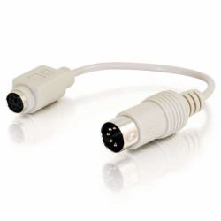 C2G 81499 PS/2 καλώδιο 0,15 m 6-p Mini-DIN Λευκός [Άσπρος], Μπεζ 