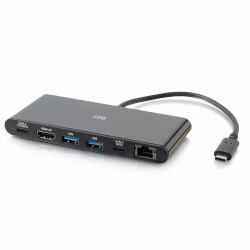 C2G CG88846 φορητός σταθμός σύνδεσης & προσομοιωτής θύρας Καλωδιωμένος [Ενσύρματος] USB 3.2 Gen 1 [3.1 Gen 1] Type-C Μαύρος [Μαύρο] 