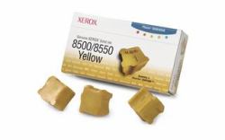 CTS Tektronix Solid Ink 8500/8550 Yellow [Three Sticks] ράβδος μελάνης 3 τεμάχια 3000 σελίδες 