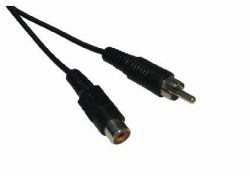 Cables Direct 3m RCA M/F καλώδιο ήχου Μαύρος [Μαύρο] 