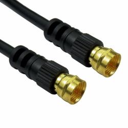 Cables Direct 2FK-15 ομοαξονικό καλώδιο 15 m Τύπος F Μαύρος [Μαύρο] 