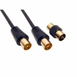 Cables Direct 2TV-000HBK ομοαξονικό καλώδιο 0,5 m RF Μαύρος [Μαύρο] 