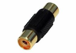 Cables Direct Single Female RCA Coupler Συνδυαστής καλωδίων Μαύρος [Μαύρο] 