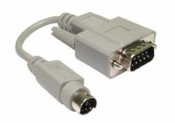 Cables Direct PS/2 to Serial Mouse Cable Adaptor PS/2 καλώδιο 0,15 m 6-p Mini-DIN Μπεζ 