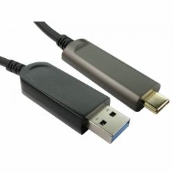 Cables Direct AOCUSB3C-921-10 καλώδιο USB USB 3.2 Gen 1 [3.1 Gen 1] 10 m USB A USB C 10 Gbit/s Μαύρος [Μαύρο] 